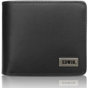 EDWIN 0510745 BDレザー 二つ折財布 BLACK 22269255