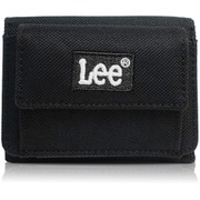 Lee 0520700 ロゴ刺繍 三ツ折財布 BLACK 21969015