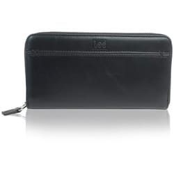 Lee 0520691 クロスワックス R-ZIP 長財布 BLACK 21969016