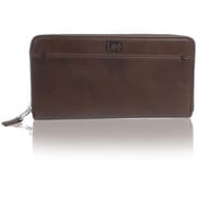 Lee 0520691 クロスワックス R-ZIP 長財布 D.BROWN 21969016