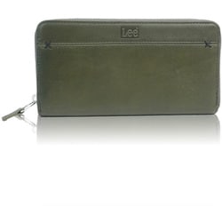 Lee 0520691 クロスワックス R-ZIP 長財布 GREEN 21969016