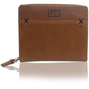 Lee 0520693 クロスワックス R-ZIP 二ツ折財布 BROWN 21969017