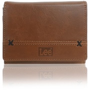 Lee 0520694 クロスワックス L-ZIP 二ツ折財布 BROWN 21969018