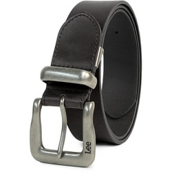 21969023 [Lee 0120605 40mm レザーメタル ループベルト BLACK]