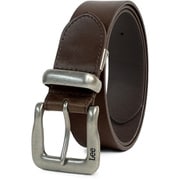 21969023 [Lee 0120605 40mm レザーメタル ループベルト D.BROWN]