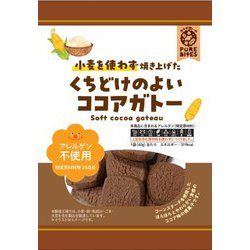 PURE BITES（ピュアバイツ） 小麦を使わず焼き上げたくちどけのよいココアガトー 60g