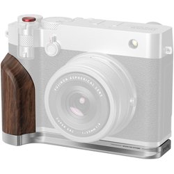 FUJIFILM GFX100RF用木製ハンドル付きL字型マウントプレート シルバー SR5265