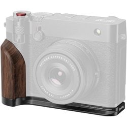 FUJIFILM GFX100RF用木製ハンドル付きL字型マウントプレート ブラック SR5266