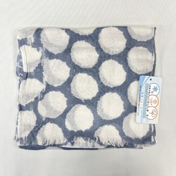 接触冷感×UV加工ハイブリッドストール（水玉） グレー IND-297410 GRY