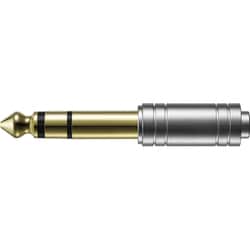 ヘッドホン変換プラグ φ3.5mmステレオミニプラグ⇒φ6.3mmステレオ標準プラグ AT3C1Sa