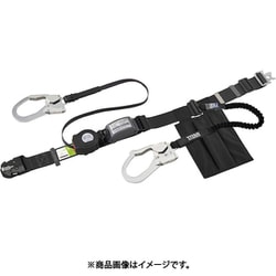 胴ベルト型ロック付き巻取式 ダブル ワンタッチバックル仕様 REELOCK S2NEO + EXJ補助ロープ イエロー OT-SLN505-WEB-YL
