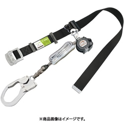 胴ベルト型ロック付き巻取式 シングル Ribraライト 130kg仕様 ブラック RBLN506-130-BL