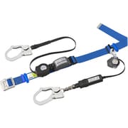 胴ベルト型ロック付き巻取式 ダブル REELOCK S2NEO+Ribraライト スカイブルー SLN505-LW-SB