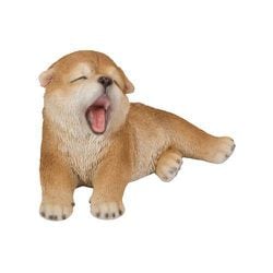 H19335 [あくびをしている秋田犬]