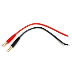 BN-1420RB [片端バナナプラグ付ケーブル 赤黒セット AWG14 200mm]