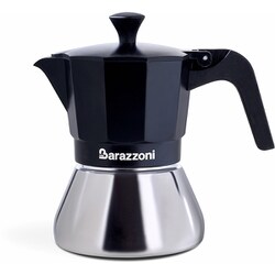 La CAFFETTIERA IH対応＆直火式 エスプレッソコーヒーメーカー 3カップ用 DELUXE ブラック 83000510380