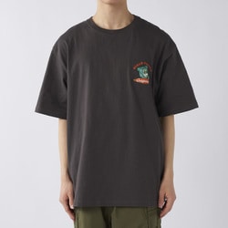 MENS 大人気 『California Bear』デザイン 半袖Tシャツ チャコールグレー Lサイズ 515501