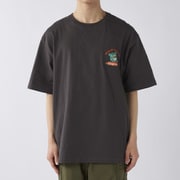 MENS 大人気 『California Bear』デザイン 半袖Tシャツ チャコールグレー Lサイズ 515501