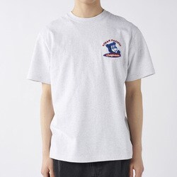 MENS 大人気 『California Bear』デザイン 半袖Tシャツ グレー Lサイズ 515501