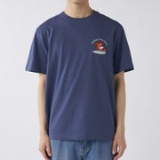 MENS 大人気 『California Bear』デザイン 半袖Tシャツ ネイビー Lサイズ 515501