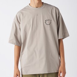 MENS ストレッチ軽量半袖Tシャツ シルバーグレー XLサイズ 914473