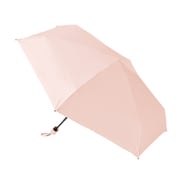 5段遮光コンパクト折りたたみ傘 親骨/約長さ49cm 折りたたみ時/約長さ16cm ライトピンク TU-0003-030