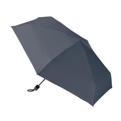 5段遮光コンパクト折りたたみ傘 親骨/約長さ49cm 折りたたみ時/約長さ16cm ネイビー TU-0003-006