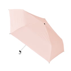 超軽量スリム遮光折りたたみ傘 親骨/約長さ50cm 折りたたみ時/約長さ21cm ライトピンク TU-0004-030