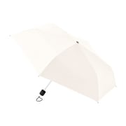大判遮光折りたたみ傘 親骨/約長さ60cm 折りたたみ時/約長さ26cm ミルキーホワイト TU-0006-044