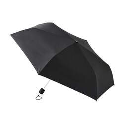 大判遮光折りたたみ傘 親骨/約長さ60cm 折りたたみ時/約長さ26cm ブラック TU-0006-009