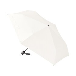 自動開閉遮光折りたたみ傘（軽量タイプ） 親骨/約長さ49cm 折りたたみ時/約長さ24cm オフホワイト TU-0005-044