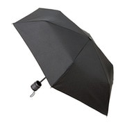 ボトルケースUV折りたたみ傘 ケース/約直径5.4cm×高さ24.8cm 傘親骨/約長さ50cm、傘折りたたみ時/約長さ23.7cm ブラック×ブラック TS-1390-009