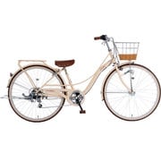 子ども用自転車 スタイルラボ M BAA266HD-Q 26インチ 外装6段変速 アイボリー 174009001