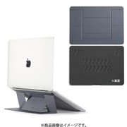 非粘着タイプ 超薄型 ノートパソコン用 スタンド 16インチ スペースグレー MS002L-1-M-GRY