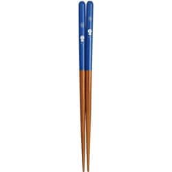 食洗箸 てるてるぼうず ブルー 子供用 18cm 食洗機可 日本製 キッズ箸 093672