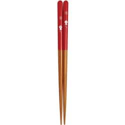 食洗箸 てるてるぼうず レッド 子供用 18cm 食洗機可 日本製 キッズ箸 093689