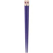 箸 きらきらバンビ 紫 18cm 日本製 子供 キッズ箸 100769