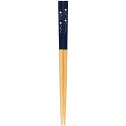食洗箸 流れ星 青 18cm 食洗機可 抗菌 日本製 子供 キッズ箸 143995