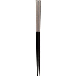 食洗箸 絃 灰色 23cm 食洗機可 抗菌 日本製 145302