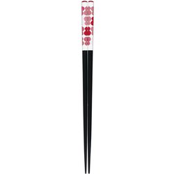 食洗箸 ぴょうたん 赤 23cm 食洗機可 日本製 148525