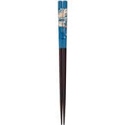 食洗箸 咲き渡り 青 23cm 先角 食洗機可 日本製 149126