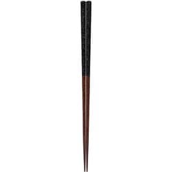 食洗箸 かがよい 黒 23cm 食洗機可 日本製 148679