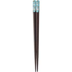 箸 天宝和うさぎ ブルー 18cm 日本製 子供 キッズ箸 114230