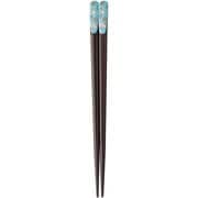 箸 天宝和うさぎ ブルー 18cm 日本製 子供 キッズ箸 114230