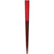 箸 漆八角鉄木 赤 23cm 漆塗り 日本製 145210