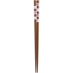 食洗箸 染木市松桜白磁 21cm 食洗機可 日本製 109373