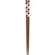 食洗箸 染木市松桜白磁 21cm 食洗機可 日本製 109373