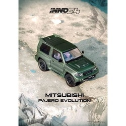 IN64-EVOP-SGRE 1/64 Mitsubishi パジェロ エボリューション サテングリーン [ダイキャストミニカー]