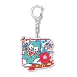 HGD-048 サンリオキャラクターズ ハンギョドン40th アクリルキーホルダー ハートダイナー レッド