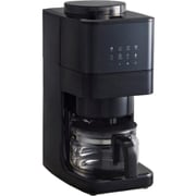 全自動コーヒーメーカー コーン式 ミル付き ブラック BOE144-BK